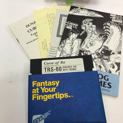 Curse of Ra (Apple TRS-80, 1982) Complete in Original Box CIB