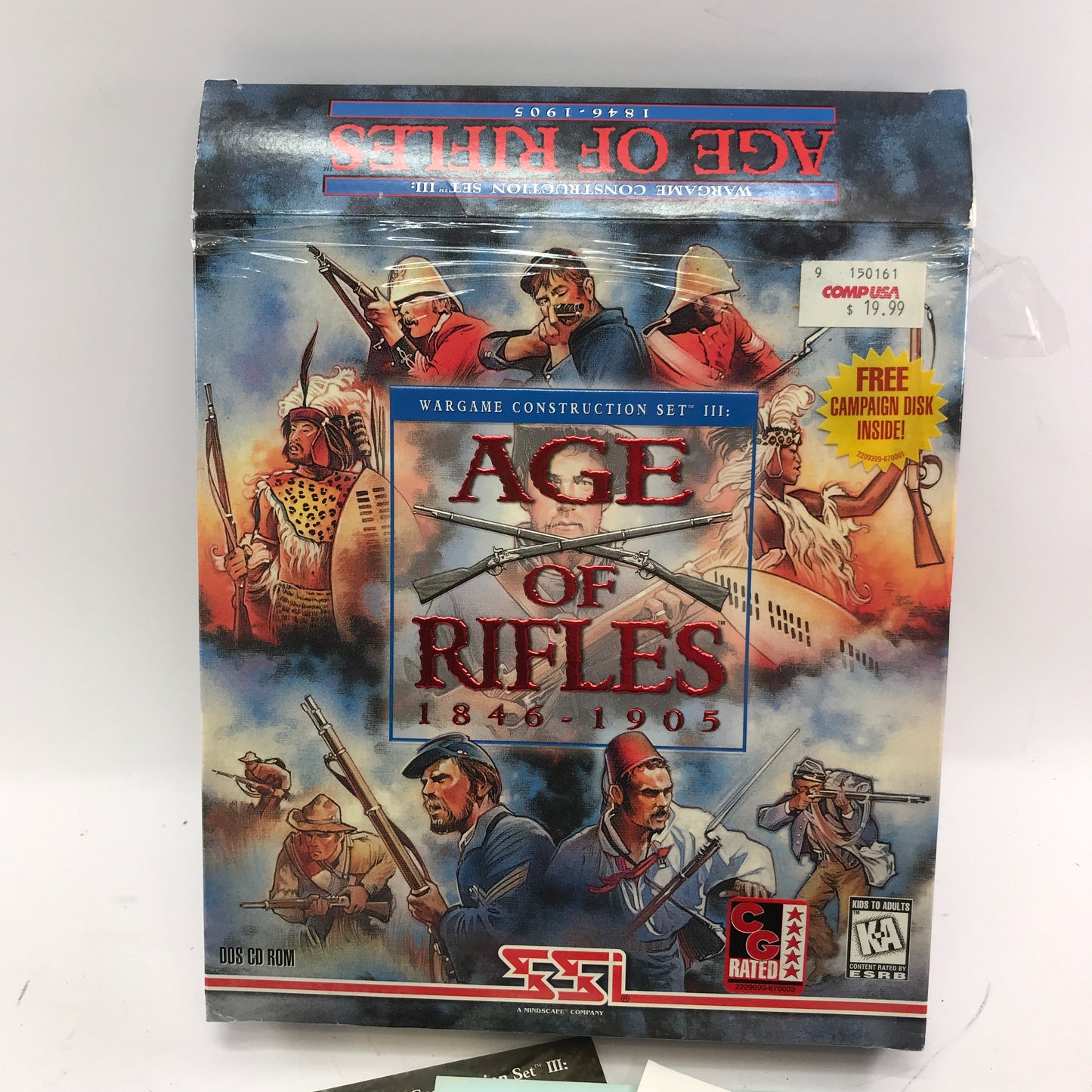 Wargame Construction Set III: Age of Rifles 1846-1905 (PC, 1996) CIB
