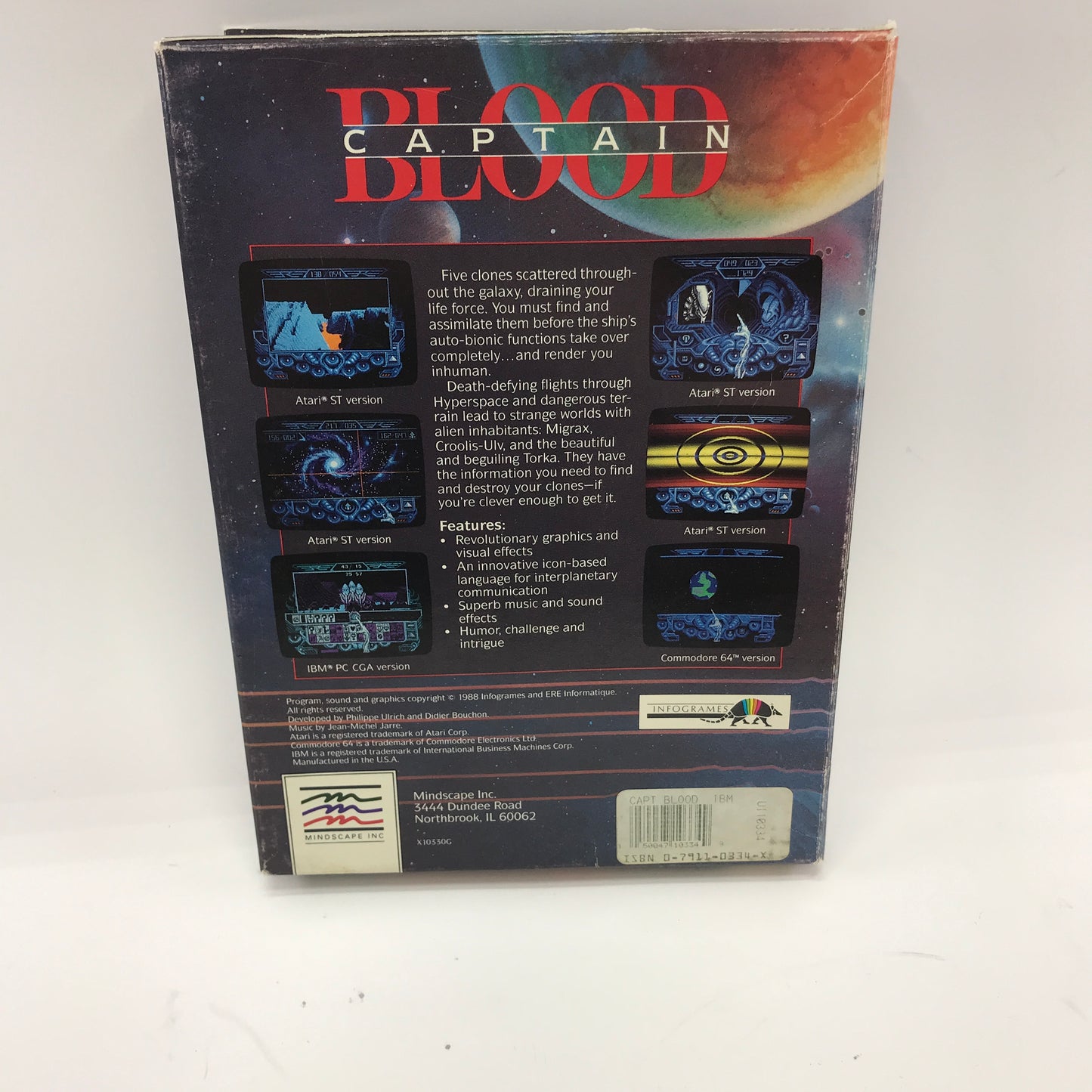 Captain Blood (PC, 1988) w/ Original Box and Manuals, CIB