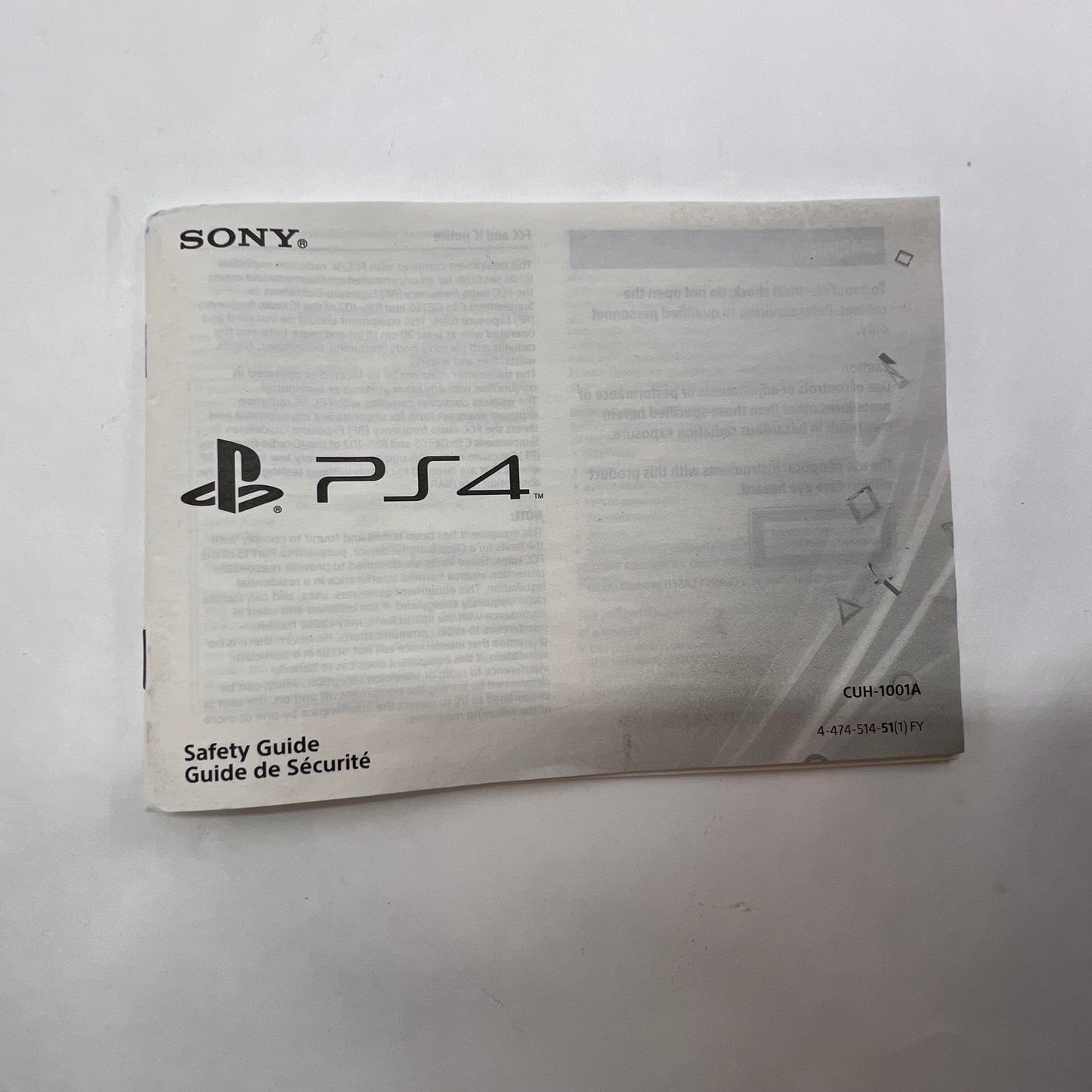 Sony PlayStation 4 PS4 500GB MB071766331 + HDMI Cable + Power Cable + Genuine Controller