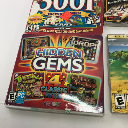 Lot of 9 Find-It, Multi-Game Packs for PC [Luxor, Mahjongg, Atari2600 and More]