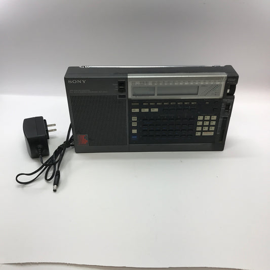 Broken Sony ICF-2010 Shortwave Radio Synthesized Receiver Wont Power, Parts Only