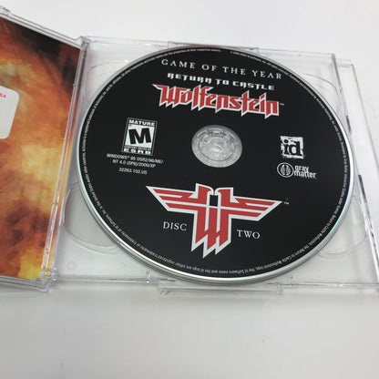 Return to Castle Wolfenstein [Game of the Year] (PC, 2002) CIB