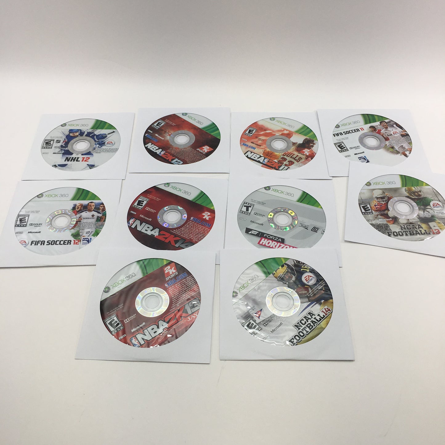Lot of 53 Loose Disc Microsoft Xbox 360 Games [Call of Duty, Doom3 and More]