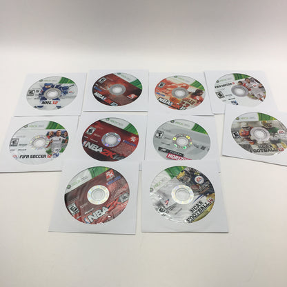 Lot of 53 Loose Disc Microsoft Xbox 360 Games [Call of Duty, Doom3 and More]