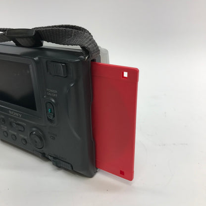 Sony MVC-FD75 0.35MP Compact Digital Camera W/ Strap, Battery, And Floppy Disk