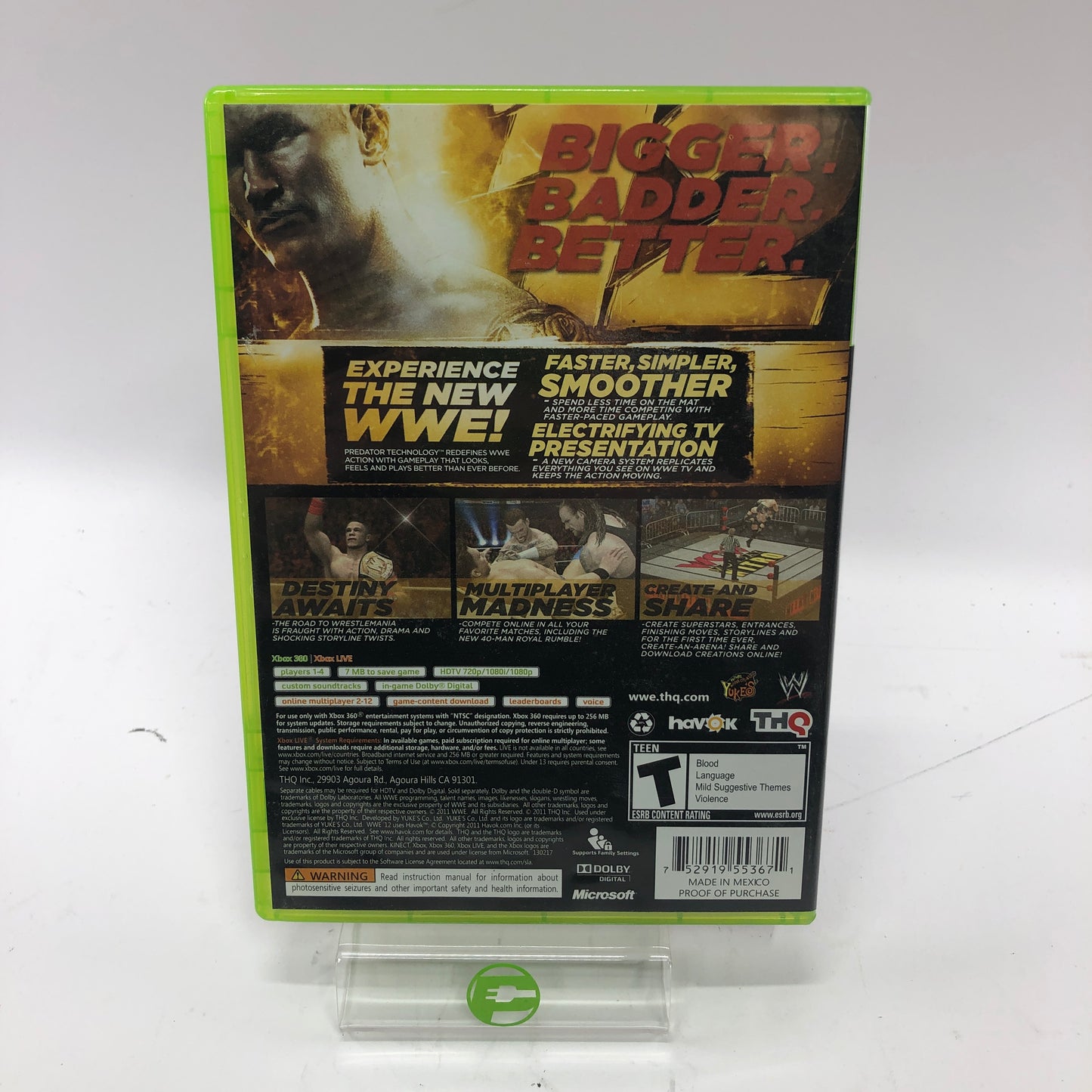 WWE Collection [WWE12, WWE13, WWE2K14] Microsoft Xbox 360