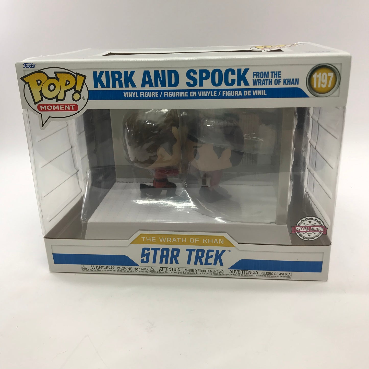New Funko Pop Moment Star Trek (The Wrath Of Khan) Kirk And Spock #1197 Sealed