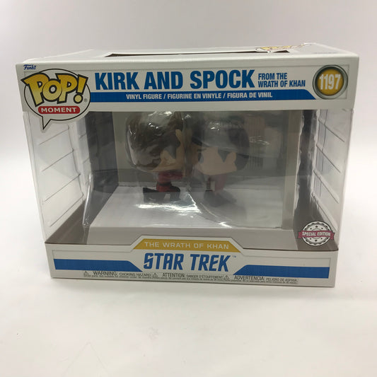 New Funko Pop Moment Star Trek (The Wrath Of Khan) Kirk And Spock #1197 Sealed