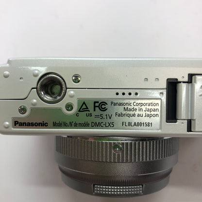 Panasonic Lumix DMC-LX5 DMC-LX5 10.1 Digital Camera Tested and Working