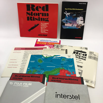 Red Storm Rising (PC, 1989) w/ Original Box and All Inserts, CIB
