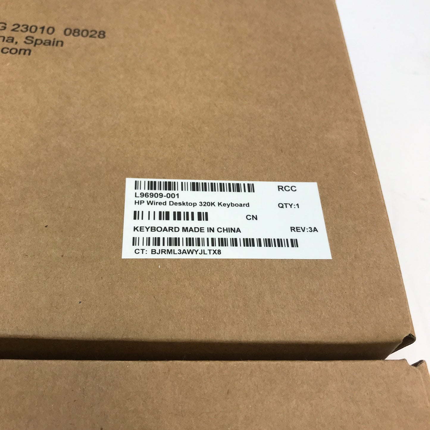 New HP Wired Desktop  Keyboard 320K  Lot of 3 HP Desktop Keyboards