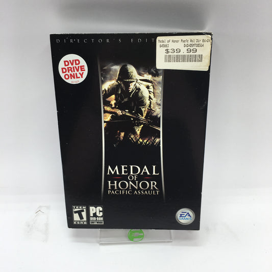 Medal of Honor Pasific Assault Directors Edition (PC, 2004) w Registration Code