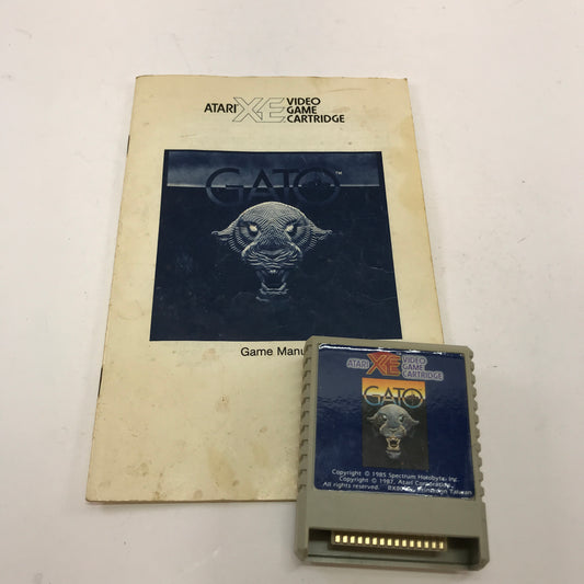 GATO (Atari XE, NaN) Manual and Cartridge Only