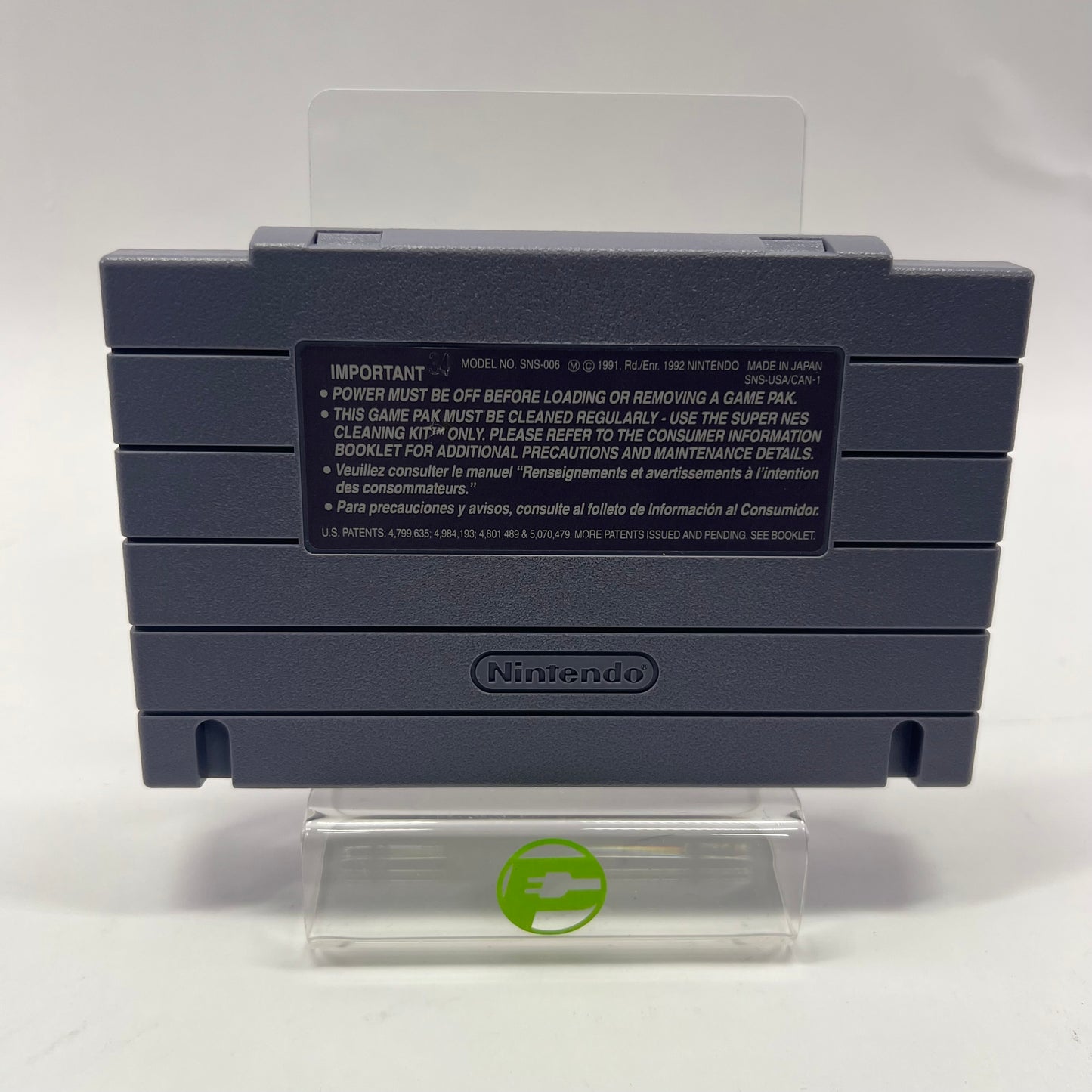 Cybernator (Super Nintendo SNES, 1993) Complete In Box CIB