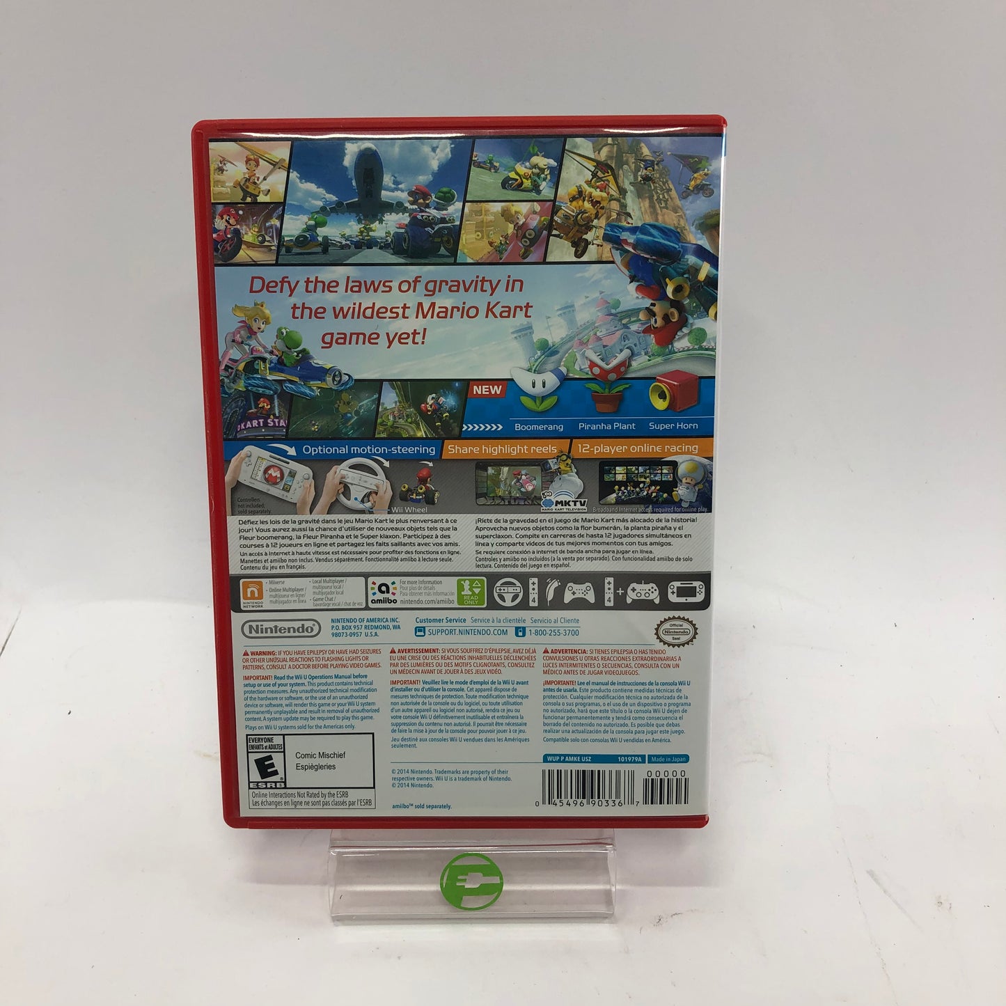 Mario Kart 8 (Nintendo Wii U, 2014) Complete in Box w Inserts
