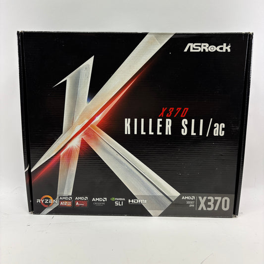 AsRock X370 Killer SLI AM4 ATX Gaming Motherboard With Wifi