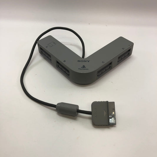 Sony Playstation 1 PS1 Multitap Black SCPH-1070 4 Player Adapter for PS1