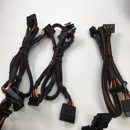 Modular Power Supply Cable for Custom Gaming PC w Cloth Case