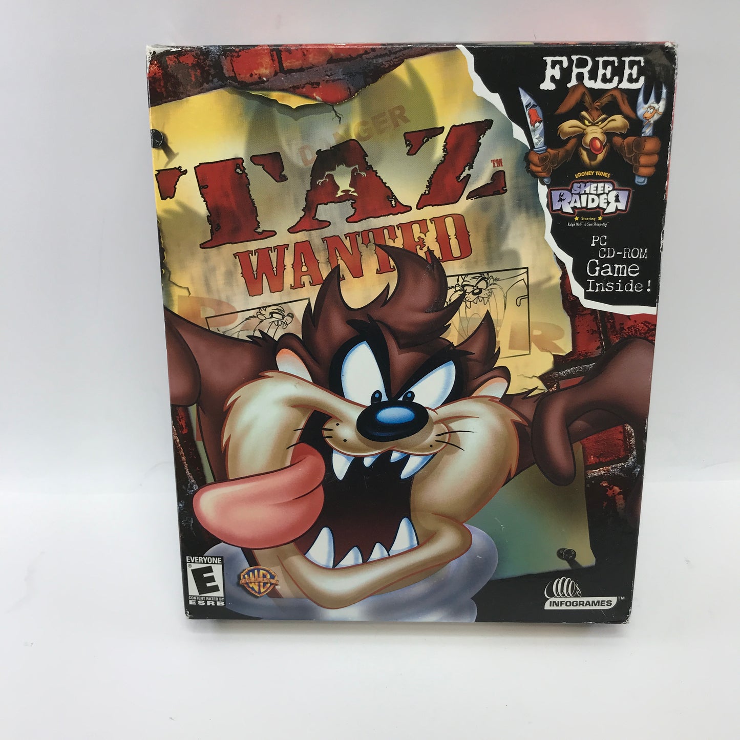 New Taz Wanted (PC, 2002) Factory Sealed