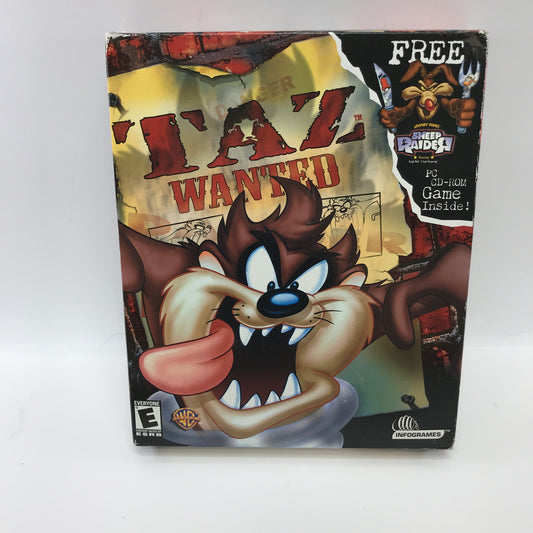 New Taz Wanted (PC, 2002) Factory Sealed