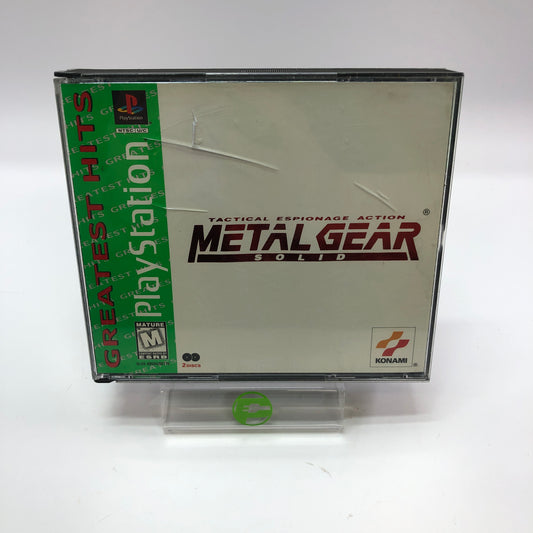Metal Gear Solid [Greatest Hits] (Sony PlayStation 1 PS1, 1998) CIB