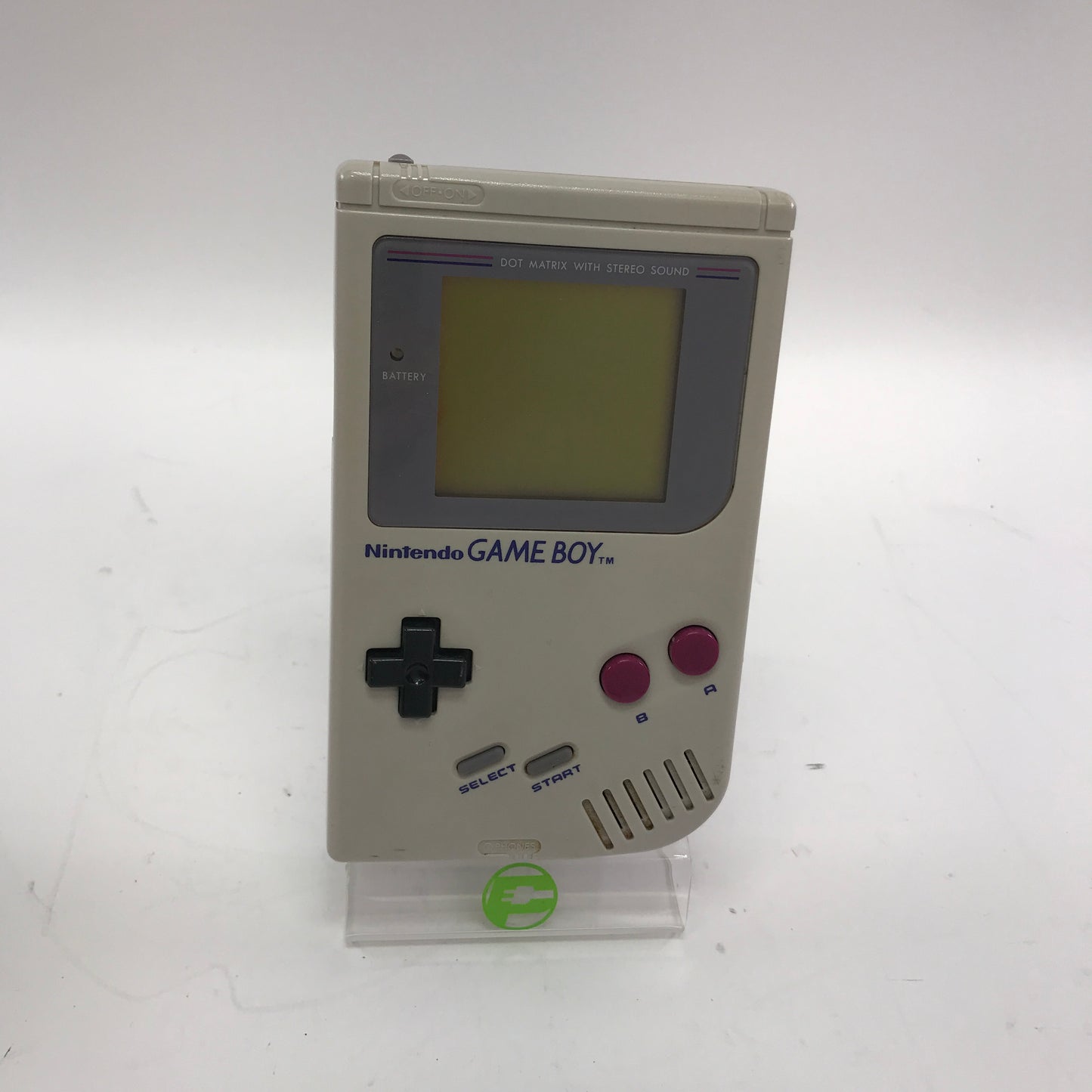 Nintendo Game Boy Handheld Game Console Only DMG-01 Gray w Magnifier Light