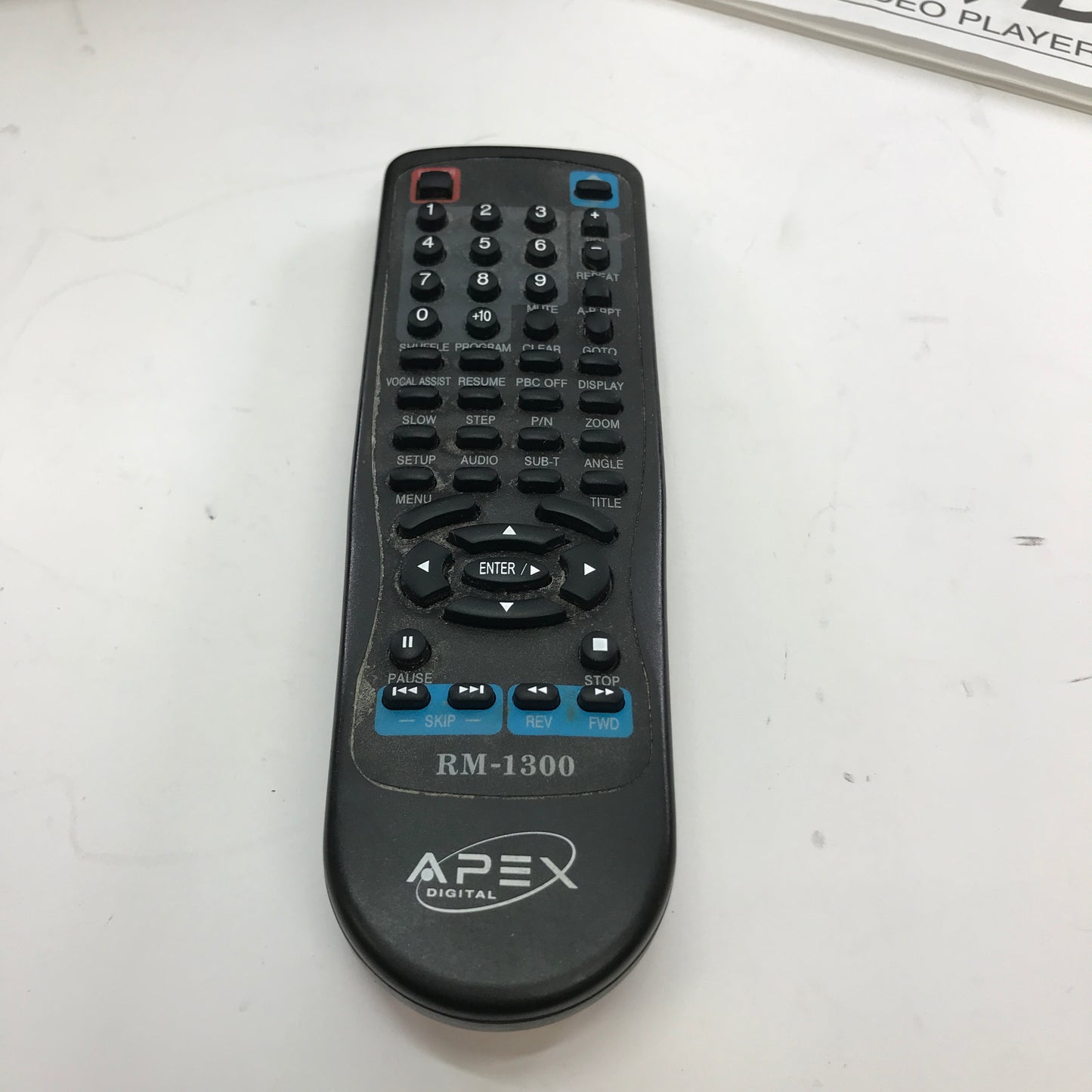 Apex Digital AD-1500 DVD/VCD/MPE/CD PLAYER E196084 w Manual and Remote