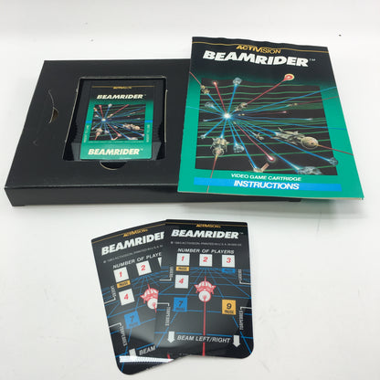 Beamrider (Mattel Intellivision, 1982) Complete in Original Box w/ Overlays, CIB