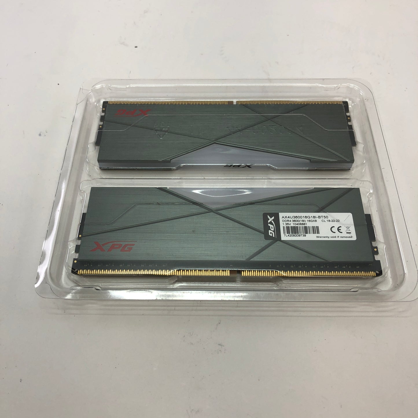 XPG 16GB (2x8GB) RAM DDR4 3600MHz AX4U360016G18I-BT50