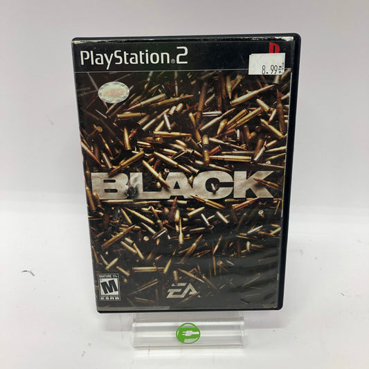 Black (Sony PlayStation 2 PS2, 2006) Complete in Original Box w Manual, CIB