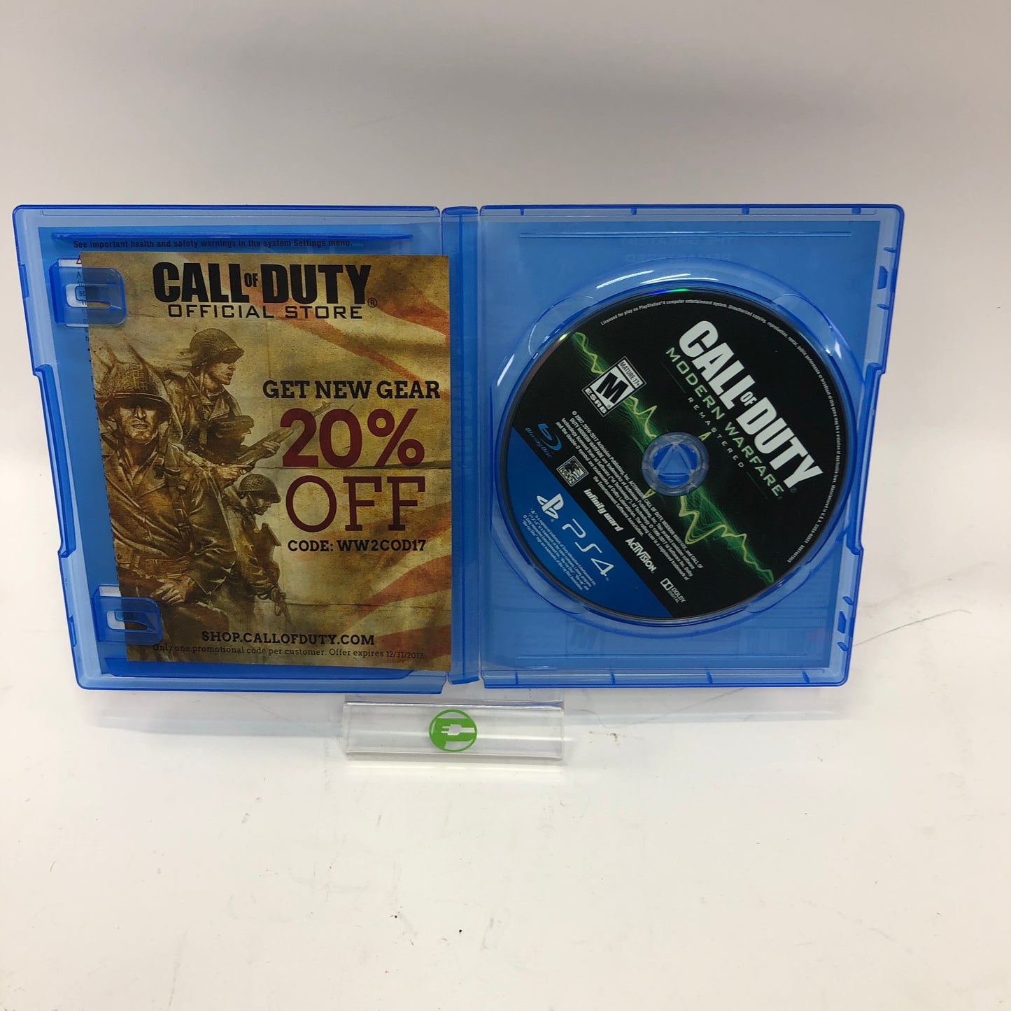 Call of Duty: Modern Warfare Remastered (Sony PlayStation 4 PS4, 2017) CIB