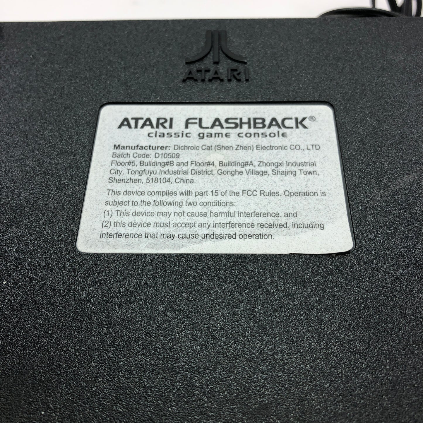 Atari Flashback 9 Classic Game Console  w 2 controllers and Power Cord
