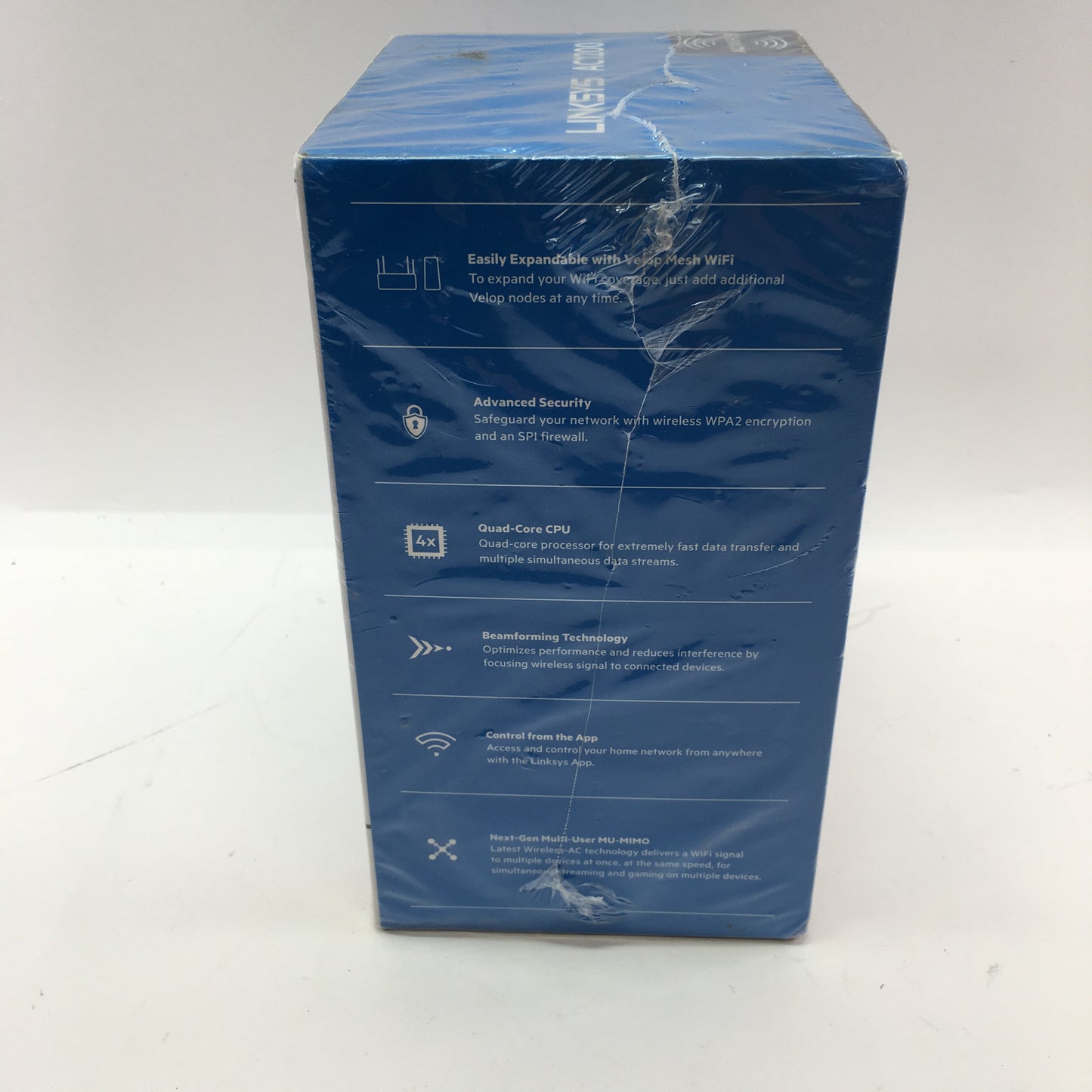 New Linksys Ac1200 VELOP Dual-Band Router Whole Home Wi-Fi 5 System