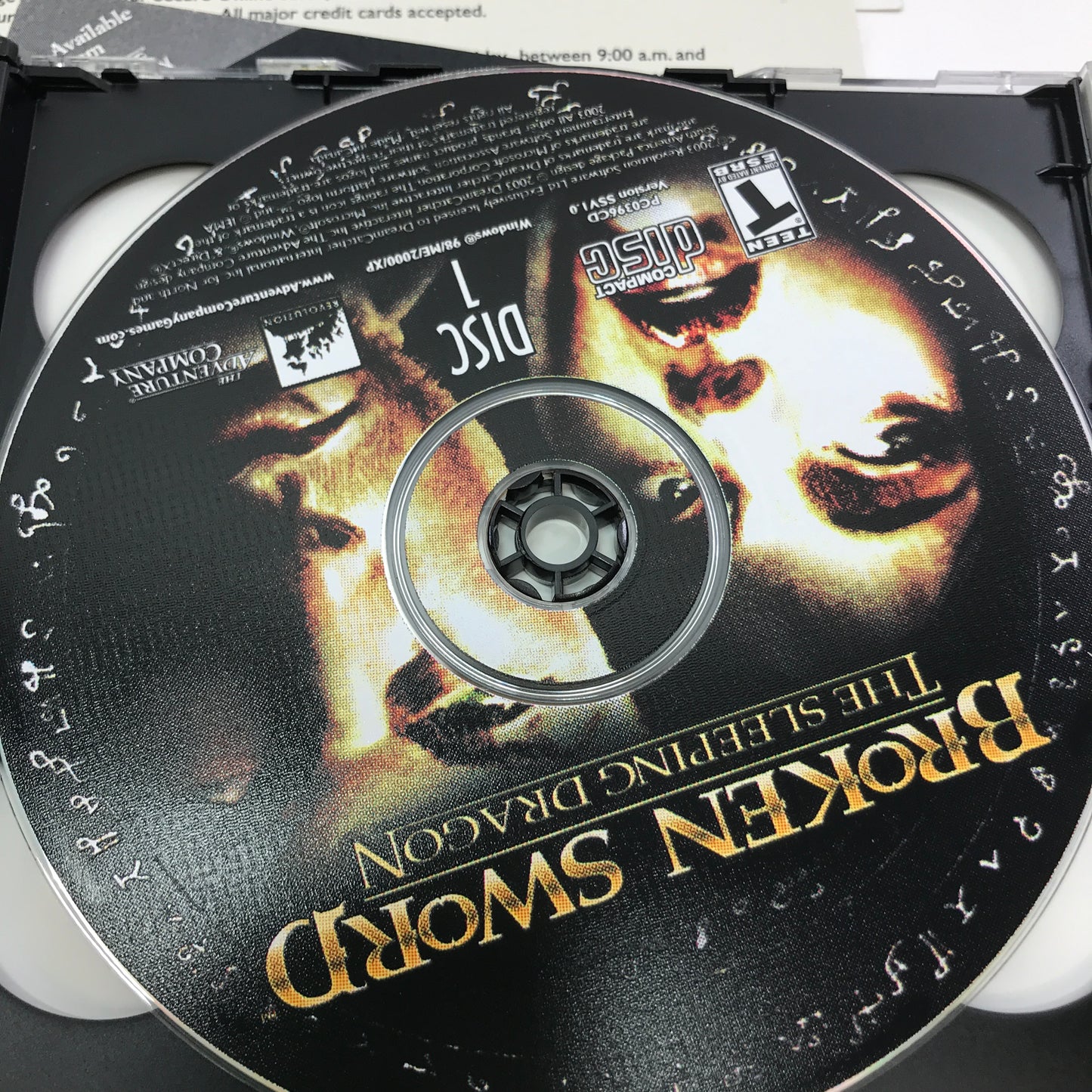 Broken Sword: The Sleeping Dragon (PC, 2003) Complete in Box CIB