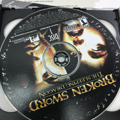 Broken Sword: The Sleeping Dragon (PC, 2003) Complete in Box CIB