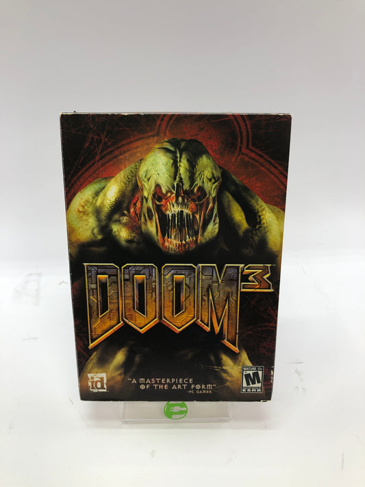 Doom III (PC, 2004) Complete in Box w/ Manual, Almost No Scratches, CIB