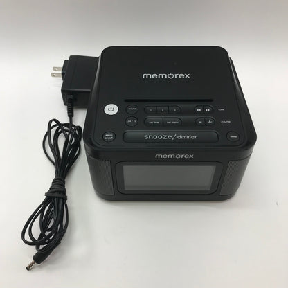 Memorex MC8431 Digital Alarm Clock - 2 USB-A Charging Ports