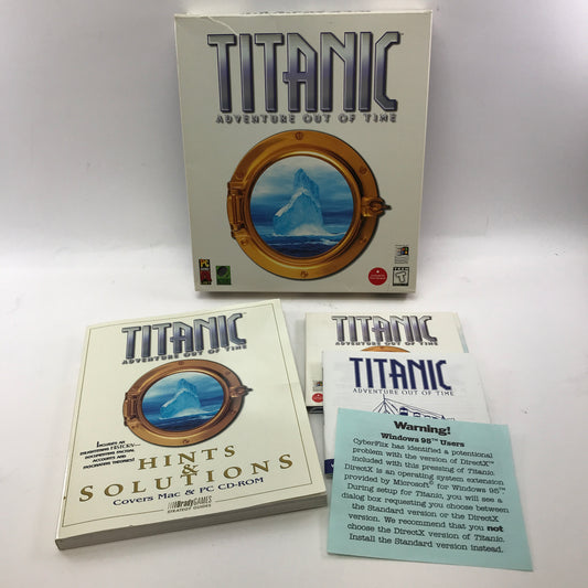 Titanic: Adventure Out of Time (PC, 1996) Complete in Big Box w Strategy Guide