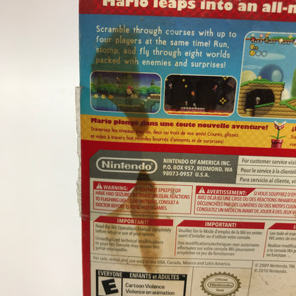 New Super Mario Bros. Wii (Nintendo Wii, 2009) Cardboard Sleeve