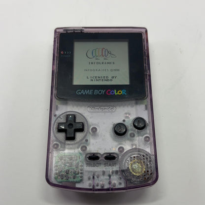 Nintendo Game Boy Color Handheld Only CGB-001 Atomic Purple