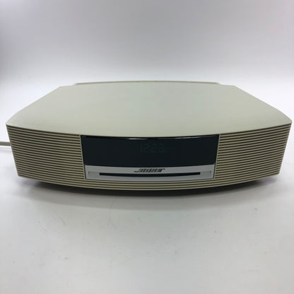 Bose Wave Music System Stereo Speaker, With Power Cable, Aux Cable, and Remote