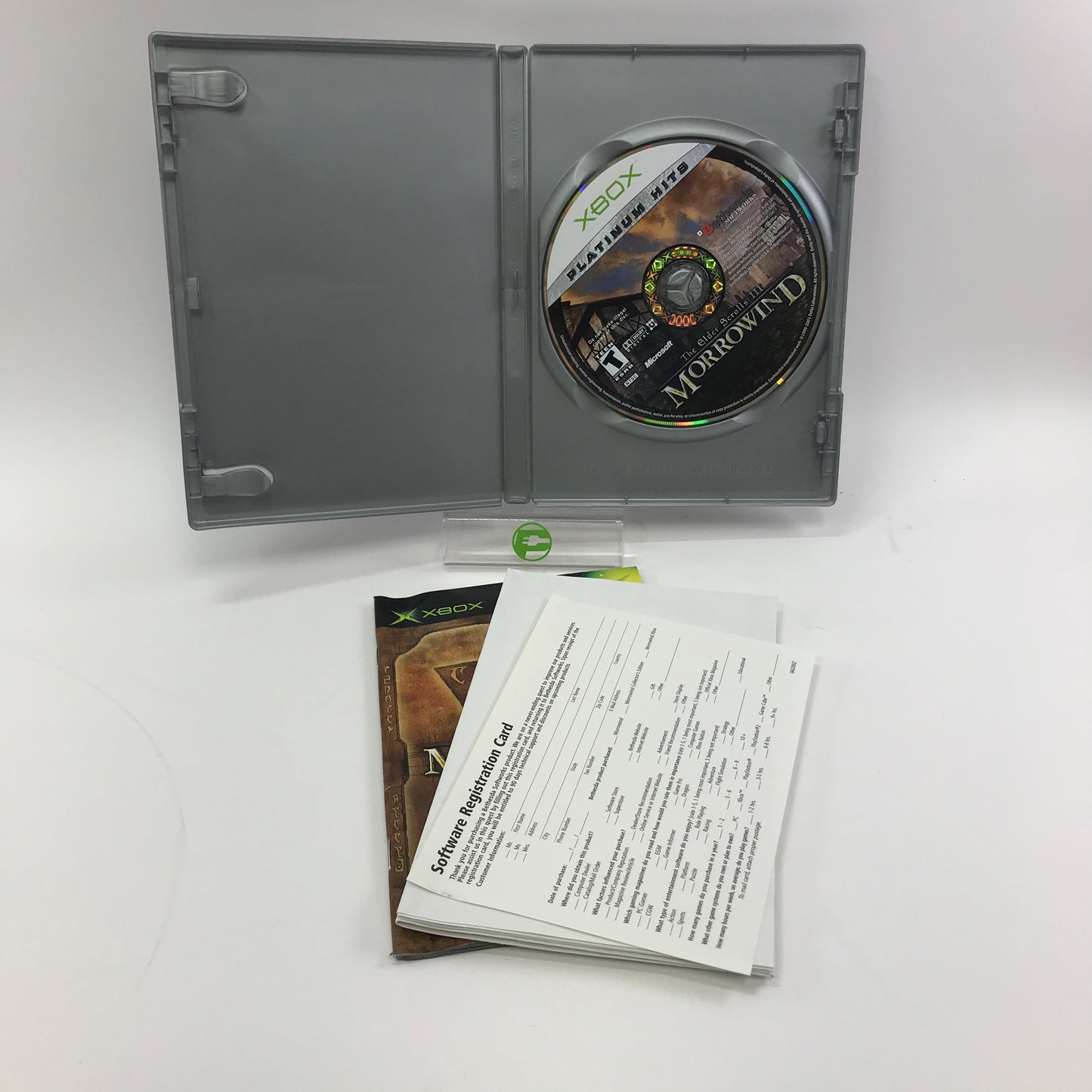 Elder Scrolls III Morrowind [Platinum Hits] (Microsoft Xbox, NaN) CIB w Map