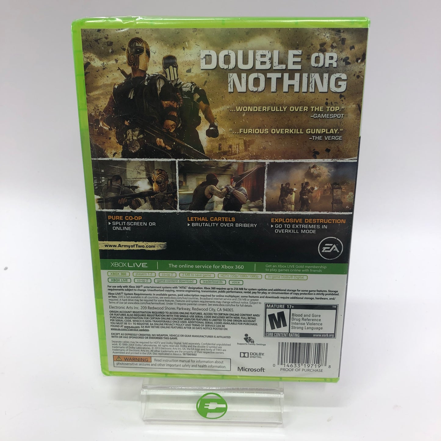 New Army of Two The Devil's Cartel [Overkill Edition] (Microsoft Xbox 360, 2013)