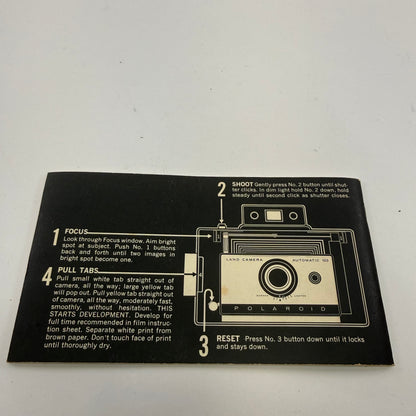 Polaroid Vintage Land Camera 103 Land camera No power