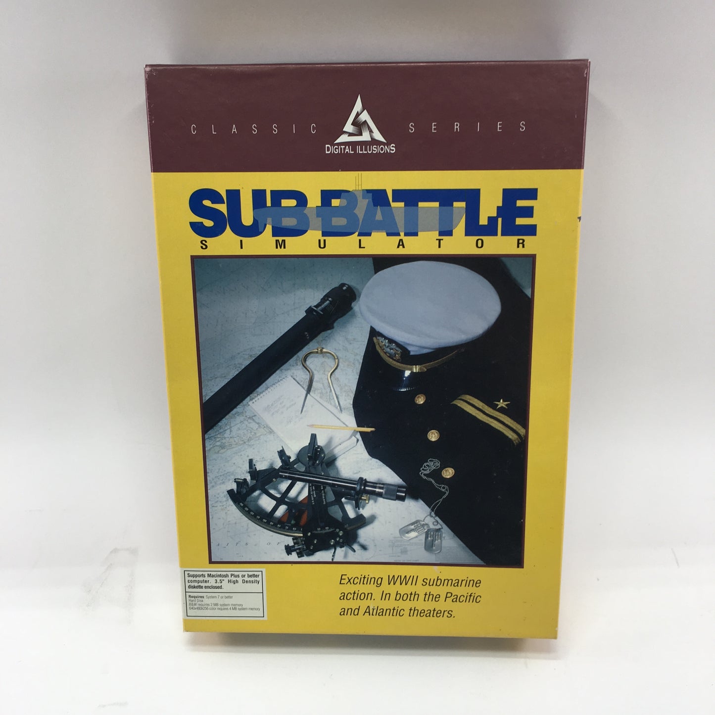 Sub Battle Simulator (PC, 1994) Complete in Original Box, CIB