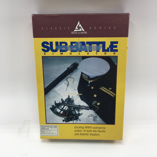 Sub Battle Simulator (PC, 1994) Complete in Original Box, CIB