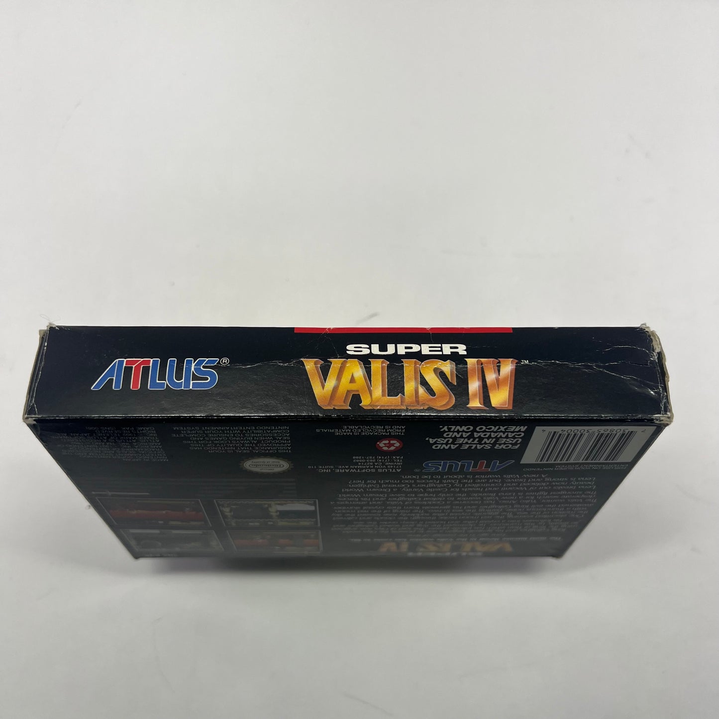 Super Valis IV (Super Nintendo SNES, 1993) Complete In Box CIB