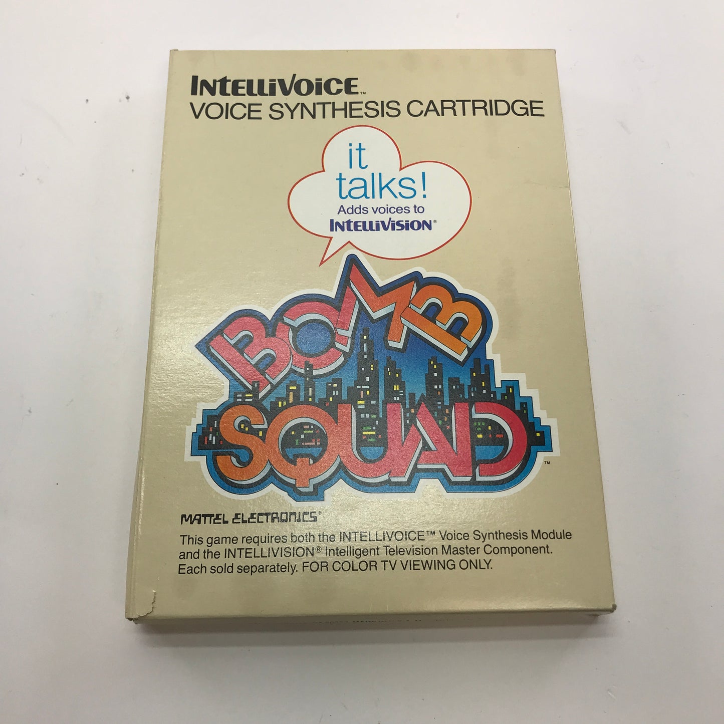 IntelliVoice Game Lot [Space Spartan, B-17 Bomber and Bomb Squad]