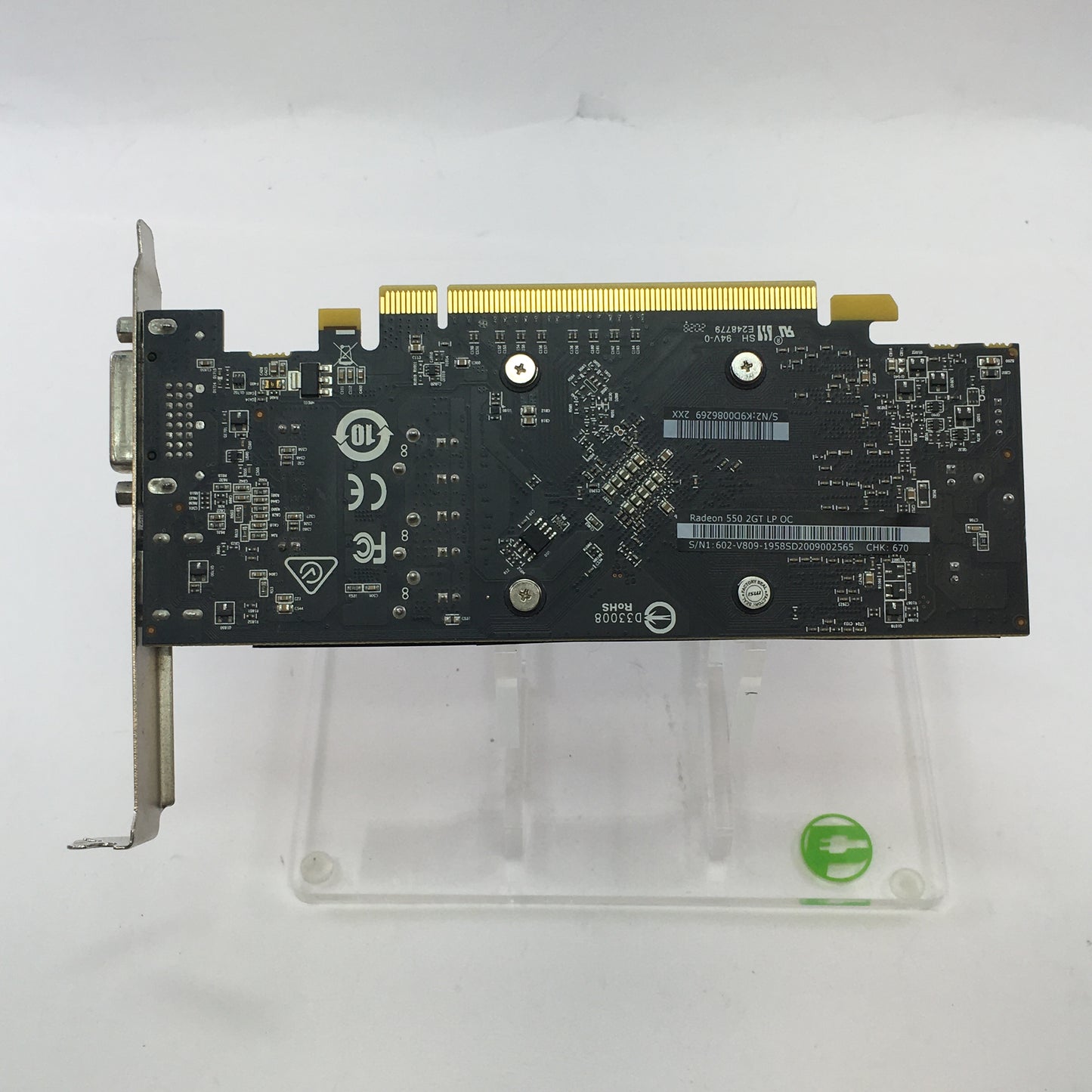 MSI Radeon 550 2GT LP OC 2GB GDDR5 Graphics Card